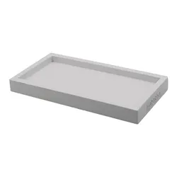 Concrete Candle Tray- White