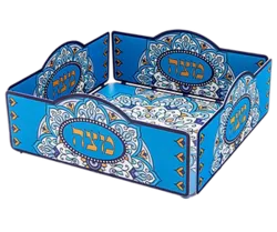 laser cut steel Matzah tray Armenian style