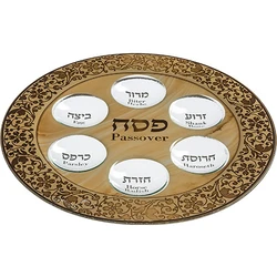 Glass Passover Plate