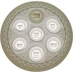 Glass Passover Plate