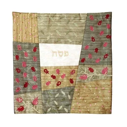 Matzah Cover - Appliqued + Embroidery - Gold