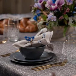 Madrid Tablecloth – Blue