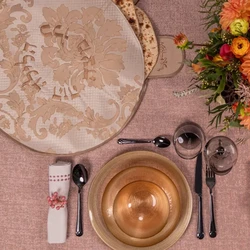 Madrid Tablecloth – Antique Pink