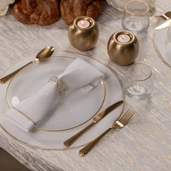 Lurex London Tablecloth – Gold