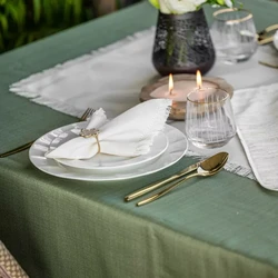 Tuscany Tablecloth – Olive Green