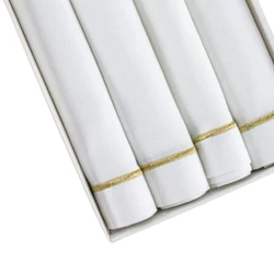 Set of 4 Rich Napkins- Gold