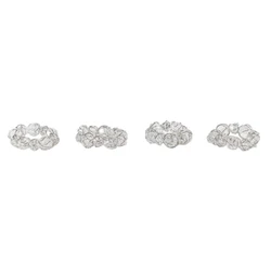 Napkin Holder-Chris bracelet- Silver