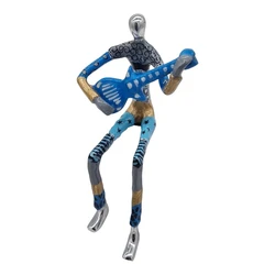 Enameled metal - Klezmer- Blue