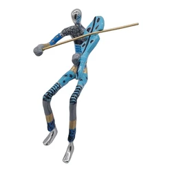 Enameled metal - Klezmer- Blue