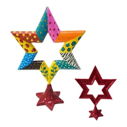 Star of David set- Colorful