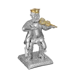Polyresin Kleizmer Playing Violin
