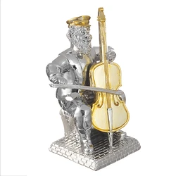 Polyresin Kleizmer Playing Cello
