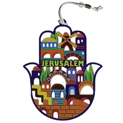 Colorful Hamsa "jerusalem" Design