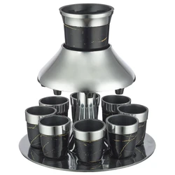 Aluminum Wine Divider with 8 Small Cups