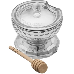 Elegant Crystal Honey Dish