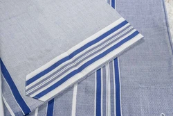 SAPIR-Blue-Special Modern Tallit- Non Slip-Pure Wool- Made in ISRAEL