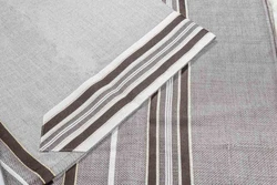 SAPIR-Brown-Special Modern Tallit- Non Slip-Pure Wool- Made in ISRAEL