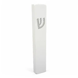Concrete Mezuzah Case - White