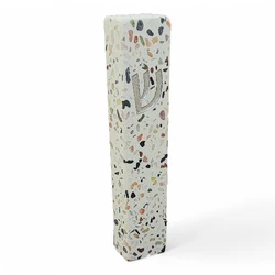 Concrete Mezuzah Case - Light terrazzo