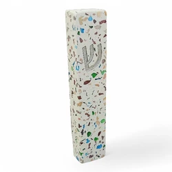 Concrete Mezuzah Case - Light terrazzo