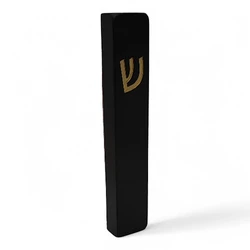 Concrete Mezuzah Case - Black