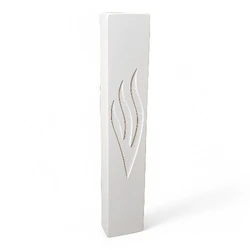 Concrete Mezuzah Case - White