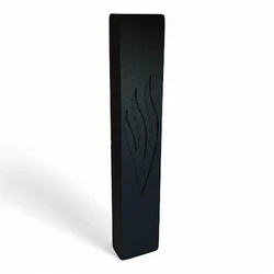Concrete Mezuzah Case - Black
