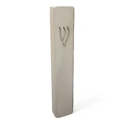 Concrete Mezuzah Case - Natural