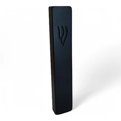 Concrete Mezuzah Case - Black