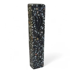 Concrete Mezuzah Case - Dark terrazzo