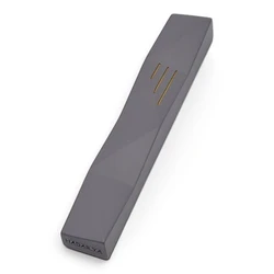 Concrete Mezuzah Case - Light Gray- Geometric