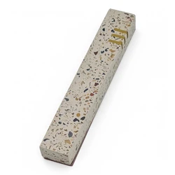 Concrete Mezuzah Case - Light terrazzo