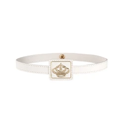 PU Fabric Talis Holder- Silver crown