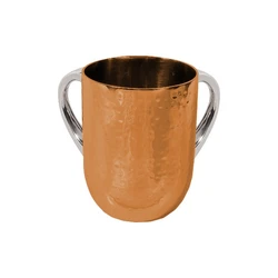 Netilat Yadayim Cup - Hammer Work - Gold