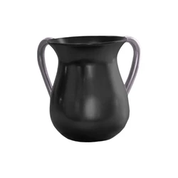 Netilat Yadayim Cup - Aluminium - Black