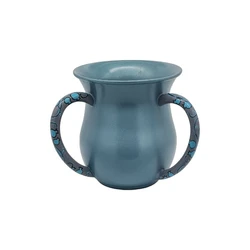 Anodized, hand-painted enamel on aluminum Washing Cup- Light Blue