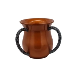 Anodized, hand-painted enamel on aluminum Washing Cup-Orange