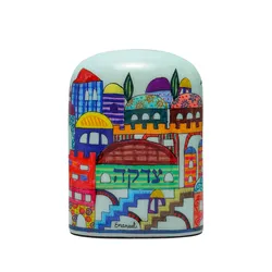 Tzedakah Box - Jerusalem Drawing