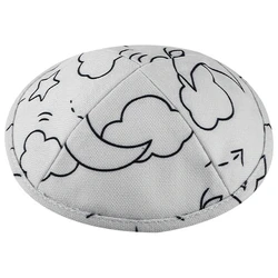Fabric Kippah Size 2 Flat