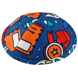 Fabric Kippah Size 2 Flat