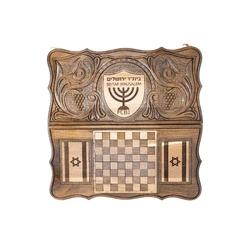 Beitar Jerusalem Deluxe Chess & Backgammon Set