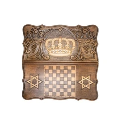 Royal Heritage Crown Chess & Backgammon Set