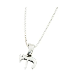 Sterling Silver Chai Necklace- Small and Smooth