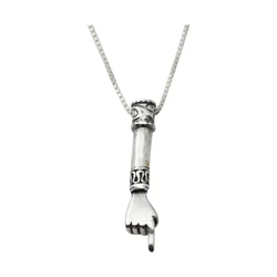 Sterling Silver Necklace- Torah Pointer