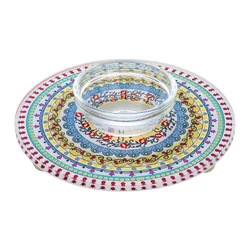 Honey Dish Plexiglass- Pomegranate Mandala
