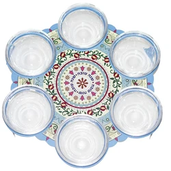 Rosh Hashanah Seder Plate- Blessing Mandala