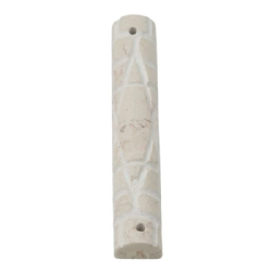 Jerusalem Stone Mezuzah Case- Star of David- Kotel- Beige