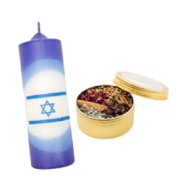Handmade Havdalah Set from Israel – Candle and Spices – Israel