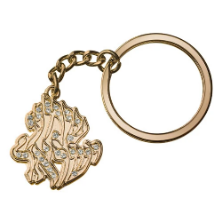 Shema Yisrael Keychain – Gold Finish