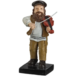 Polyresin Kleizmer Playing Violin